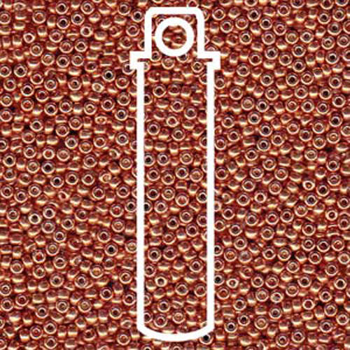 Miyuki 11/0 Rocaille Bead - 11-94207 - Duracoat Galvanized Pink Blush - 8.5gm Tube