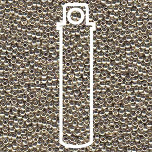 Miyuki 11/0 Rocaille Bead - 11-94201 - Duracoat Galvanized Silver - 8.5gm Tube