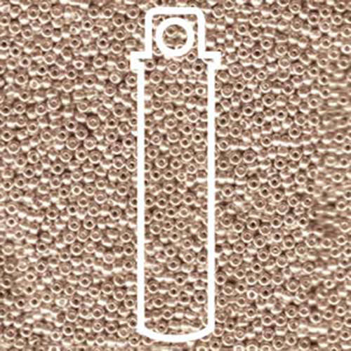 Miyuki 11/0 Rocaille Bead - 11-91086 - Galvanized Light Rose - 8.5gm Tube