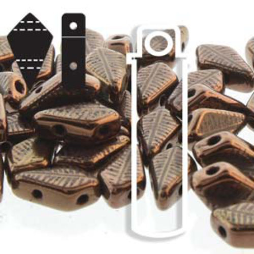 Kite 9mm x 5mm - KT9523980-14415F - Jet Bronze Laser Feather - 24gm Tube