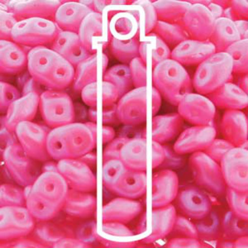 Super Duo 2.5mm x 5mm - DU0502010-24508 - Tropical Passion Pink - 22.5gm Tube