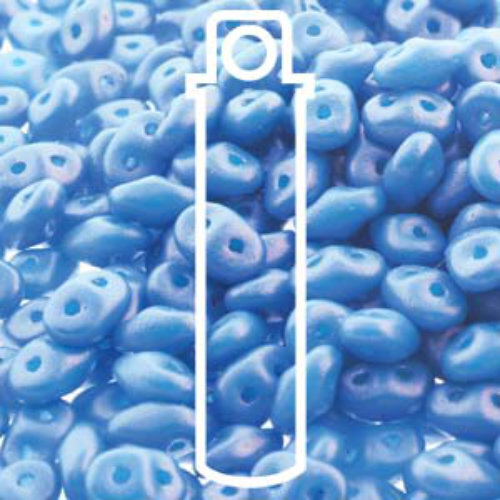 Super Duo 2.5mm x 5mm - DU0502010-24509 - Tropical Blue Raspberry - 22.5gm Tube