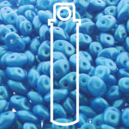 Super Duo 2.5mm x 5mm - DU0502010-24511 - Tropical Blue Wave - 22.5gm Tube