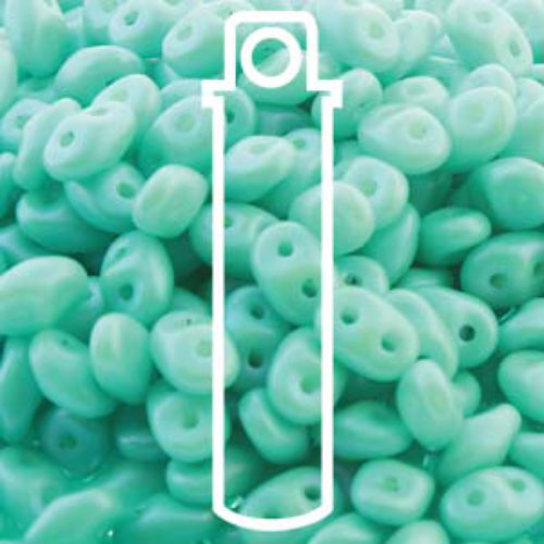 Super Duo 2.5mm x 5mm - DU0502010-24513 - Tropical Mint - 22.5gm Tube