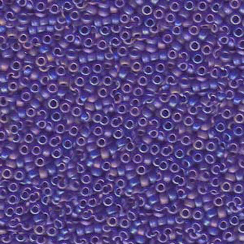 Miyuki 15/0 Rocaille Bead - 15-9151FR - Matte Cobalt AB - 250gm Bag