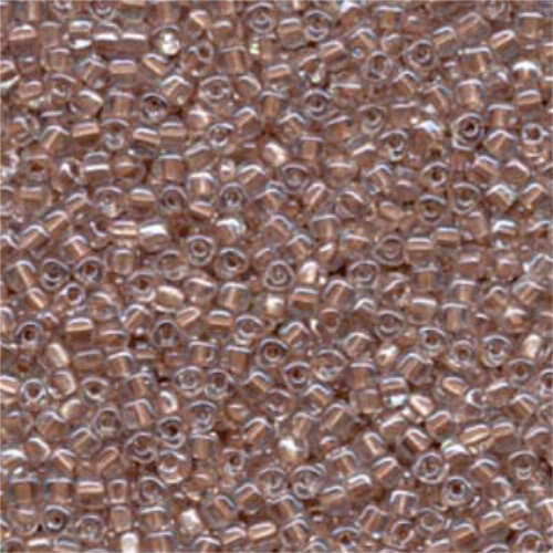 Miyuki 8/0 Triangle Bead - TR8-1525 - Peach Lined Crystal AB - 250gm Bag