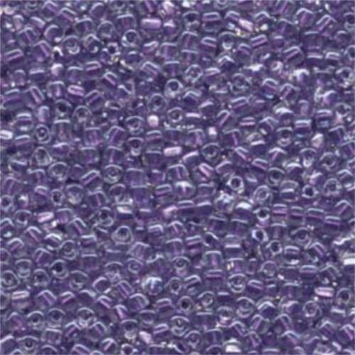 Miyuki 8/0 Triangle Bead - TR8-1531 - Amethyst Lined Crystal AB - 250gm Bag
