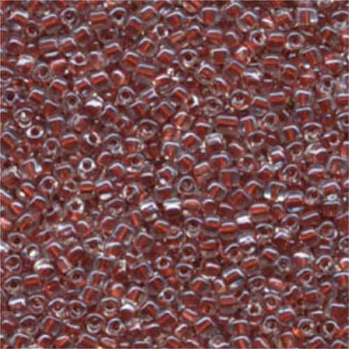 Miyuki 8/0 Triangle Bead - TR8-1554 - Cranberry Lined Crystal AB - 250gm Bag