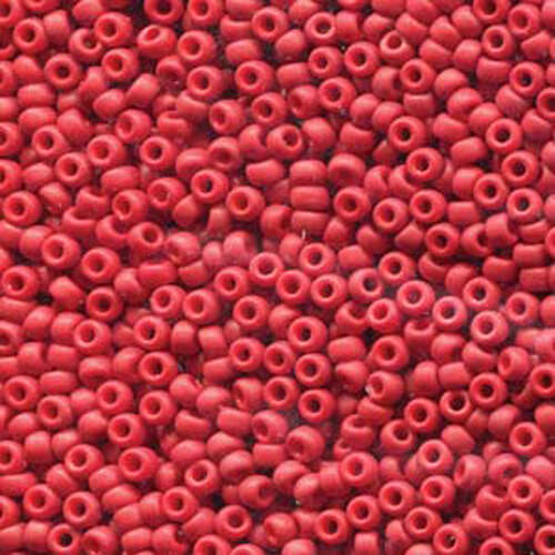 Miyuki 11/0 Rocaille Bead - 11-92040 - Matte Metallic Dark Maroon - 100gm Bag