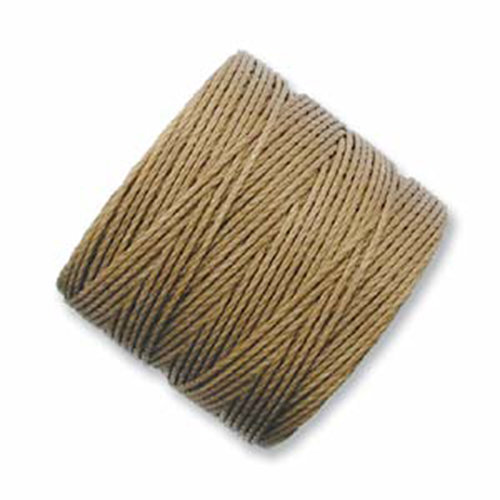 S-Lon Standard Twist Bead / Macrame Cord (TEX210) - Medum Brown - SLBC-MBR