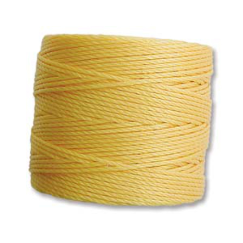 S-Lon Standard Twist Bead / Macrame Cord (TEX210) - Golden Yellow - SLBC-GYL