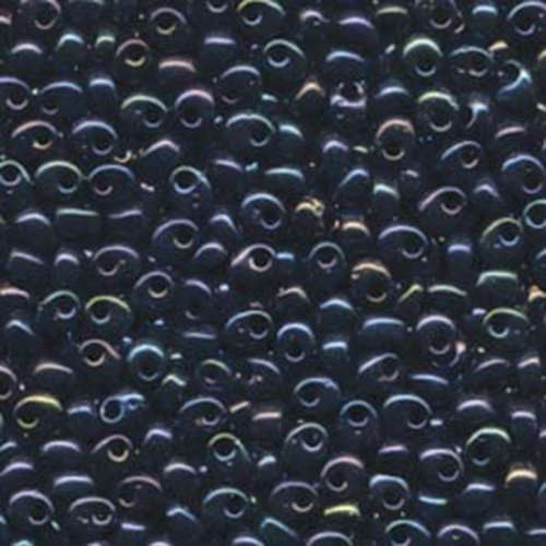 Miyuki 4mm Magatama Bead - MA4-452 - Metallic Dark Blue Iris - 250gm Bag