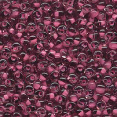 Miyuki 4mm Magatama Bead - MA4-F03 - Pink Lined Smoky Amethyst - 250gm Bag