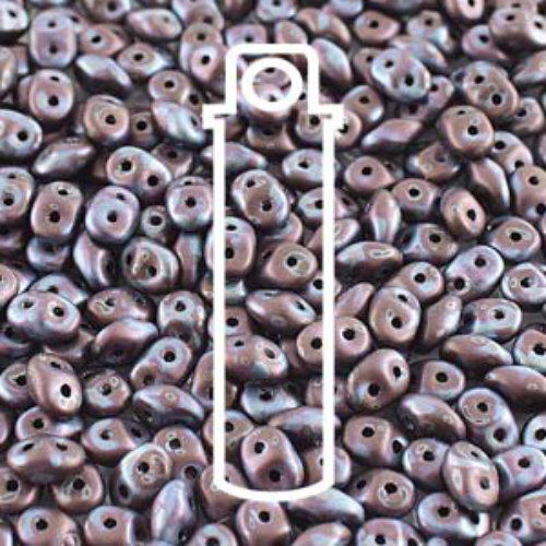 Super Duo 2.5mm x 5mm - DU0523980-85001 - Matte Jet Nebula - 22.5gm Tube
