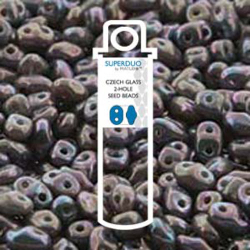 Super Duo 2.5mm x 5mm - DU0543020-15001 - Grey Nebula - 22.5gm Tube