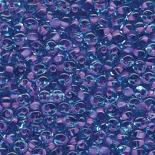 Miyuki 4mm Magatama Bead - MA4-F47 - Lavender Lined Aqua - 250gm Bag