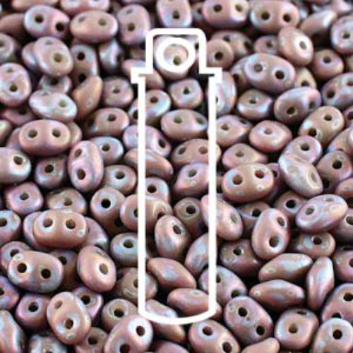 Super Duo 2.5mm x 5mm - DU0543020-85001 - Matte Grey Nebula - 22.5gm Tube