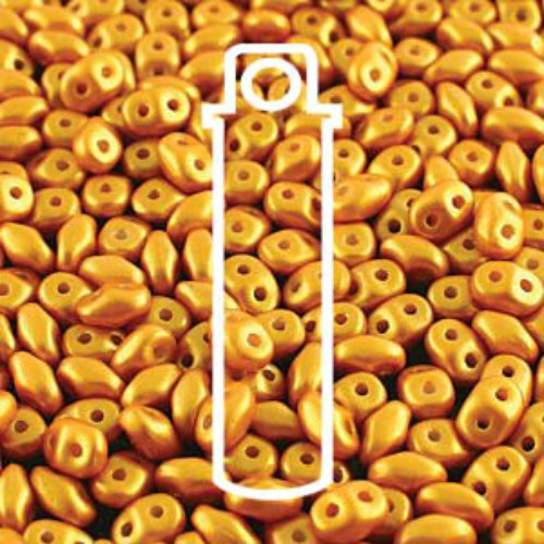 Super Duo 2.5mm x 5mm - DU0502010-24101 - Gold Shine Yellow Sun - 22.5gm Tube
