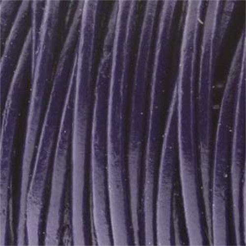 0.5mm Indian Leather Violet - 25 Yards - 22.5 Metres Roll