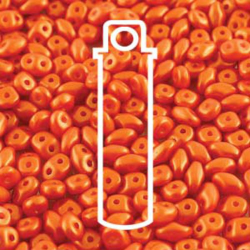 Super Duo 2.5mm x 5mm - DU0502010-24102 - Gold Shine Orange - 22.5gm Tube