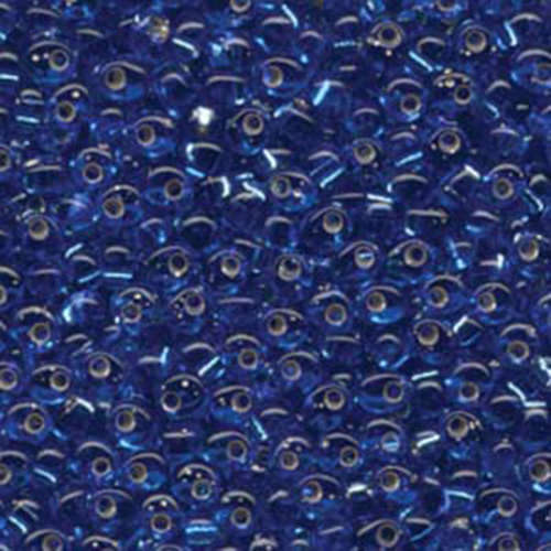 Miyuki 4mm Magatama Bead - MA4-19 - Silver Lined Sapphire - 250gm Bag