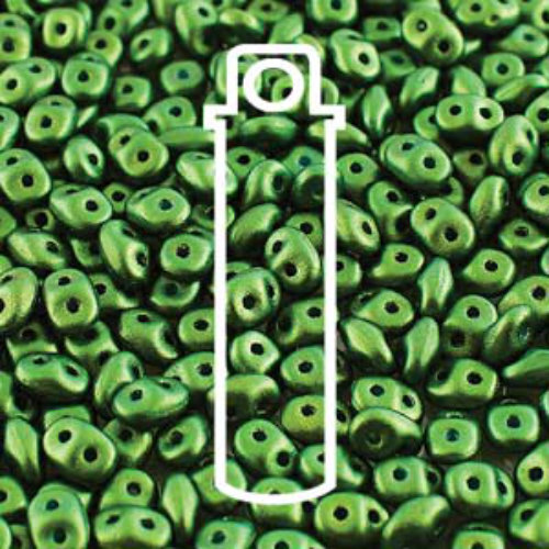 Super Duo 2.5mm x 5mm - DU0502010-24103 - Gold Shine Dark Olive - 22.5gm Tube