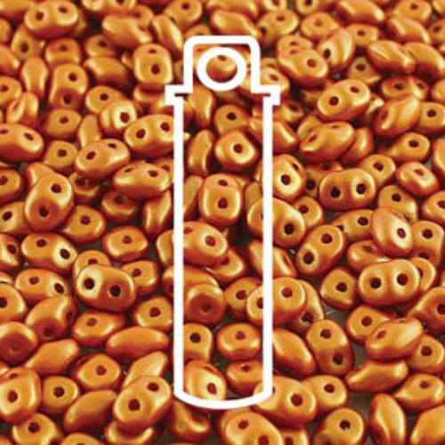 Super Duo 2.5mm x 5mm - DU0502010-24104 - Gold Shine Ochre - 22.5gm Tube