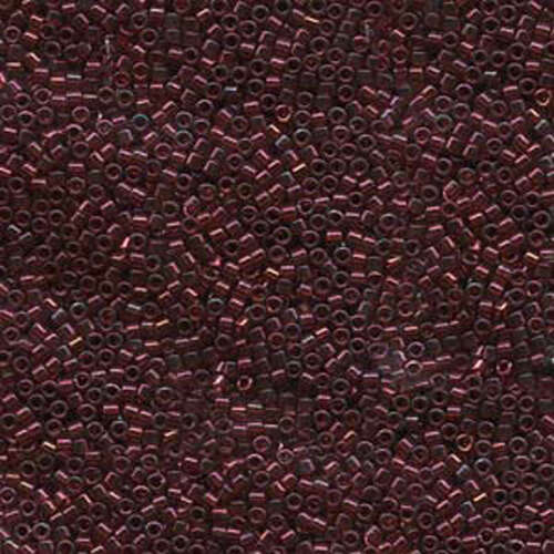 Miyuki 11/0 Delica Bead - DB105 - Gold Luster Transparent Red - 100gm Bag