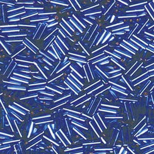Miyuki 6mm Bugle Bead - BGL2-9019-TB - Silver Lined Sapphire - 250gm Bag