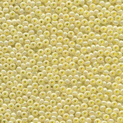 Preciosa 8/0 Rocaille Seed Beads - SB8-37186 - Yellow Ceylon - 250gm Bag