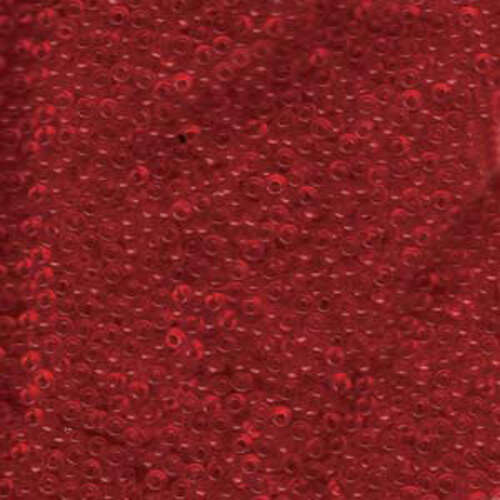 Miyuki 11/0 Rocaille Bead - 11-9141SF - Semi Matte Transparent Ruby - 250gm Bag