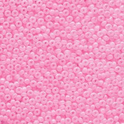 Preciosa 6/0 Rocaille Seed Beads - SB6-57573 - Pink Ceylon AB - 250gm Bag