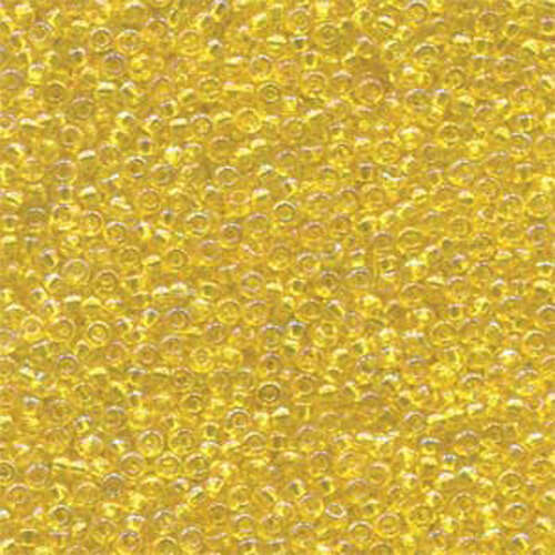 Preciosa 6/0 Rocaille Seed Beads - SB6-81010 - Transparent Yellow AB - 250gm Bag