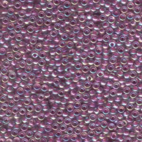 Miyuki 8/0 Rocaille Bead - 8-9264 - Raspberry Lined Crystal AB - 250gm Bag