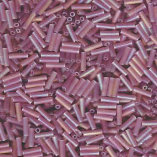 Miyuki 6mm Bugle Bead - BGL2-9142FR-TB - Matte Smokey Amethyst - 250gm Bag