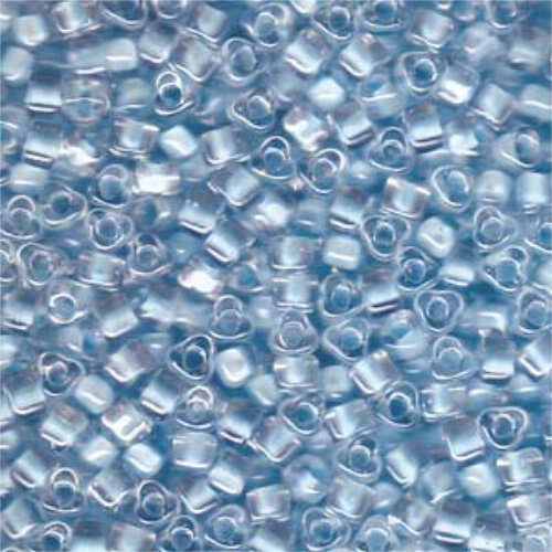 Miyuki 5/0 Triangle Bead - TR5-1112 - Ice Blue Lined Crystal - 250gm Bag
