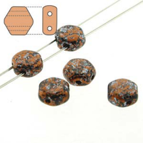Honeycomb 6mm - HC0623980-45703 - Tweedy Copper - 30 Bead Strand