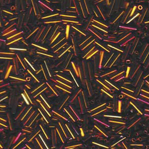 Miyuki 6mm Bugle Bead - BGL2-9462-TB - Metallic Gold Iris - 250gm Bag