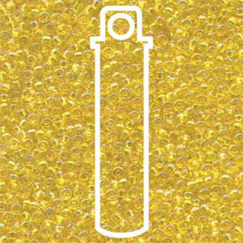 Preciosa 11/0 Rocaille Seed Beads - SB11-81010 - Transparent Yellow AB - 24gm Tube