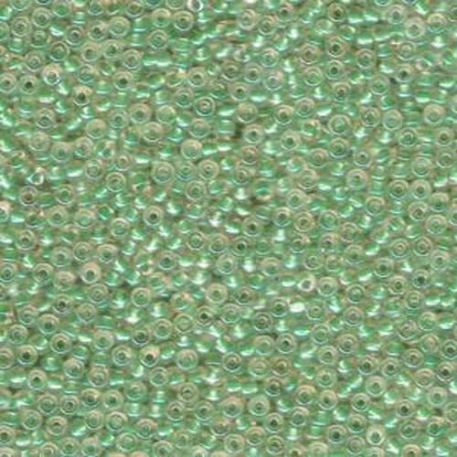 Miyuki 11/0 Rocaille Bead - 11-9375 - Sparkling Light Blye Lined Topaz Luster - 250gm Bag