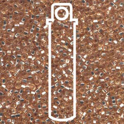 Preciosa 8/0 Rocaille Seed Beads - SB8-08288 - Silver Lined Champagne - 22gm Tube