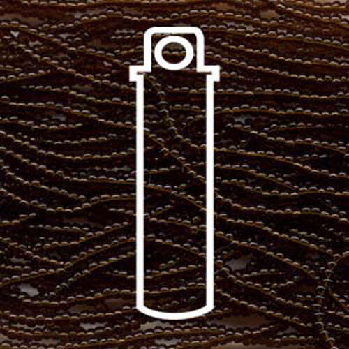 Preciosa 11/0 Rocaille Seed Beads - SB11-10140 - Dark Topaz - 24gm Tube