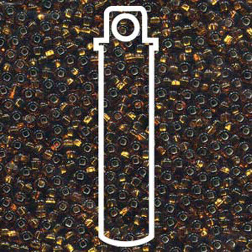 Preciosa 11/0 Rocaille Seed Beads - SB11-17090 - Silver Lined Topaz - 24gm Tube
