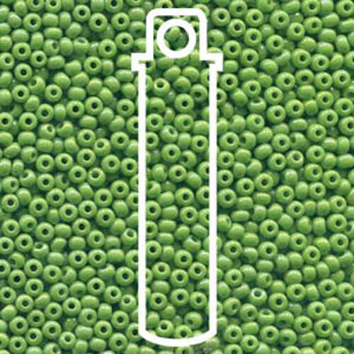 Preciosa 6/0 Rocaille Seed Beads - SB6-54310 - Pale Green AB - 20gm Tube