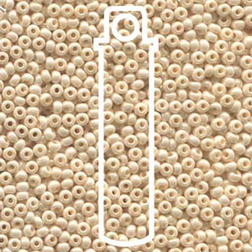 Preciosa 8/0 Rocaille Seed Beads - SB8-46112 - Eggshell - 22gm Tube