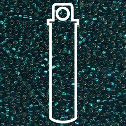 Preciosa 6/0 Rocaille Seed Beads - SB6-57710 - Silver Lined Emerald - 20gm Tube