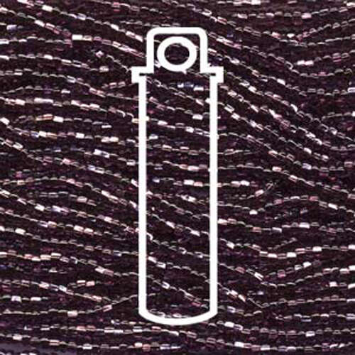 Preciosa 11/0 Rocaille Seed Beads - SB11-27060 - Silver Lined Amethyst - 24gm Tube