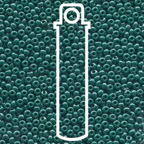 Preciosa 6/0 Rocaille Seed Beads - SB6-58240 - Opaque Dark Green - 20gm Tube