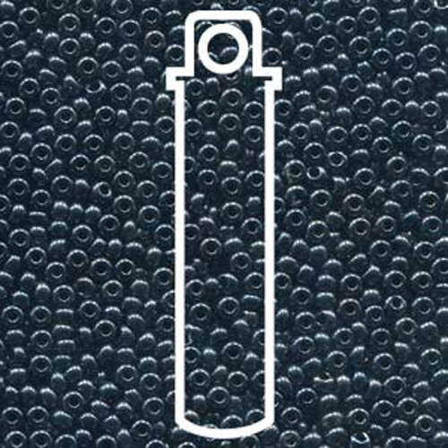 Preciosa 8/0 Rocaille Seed Beads - SB8-49102 - Gunmetal - 22gm Tube