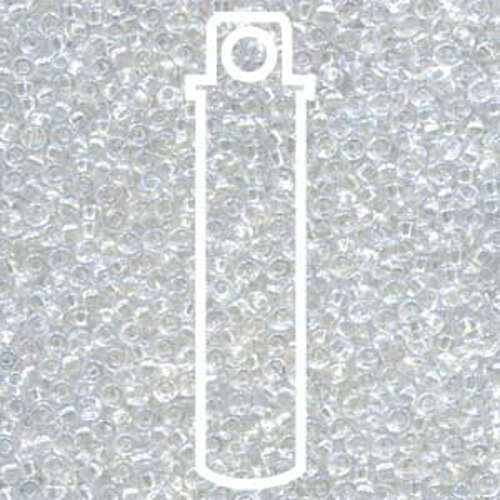 Preciosa 8/0 Rocaille Seed Beads - SB8-58205 - Crystal AB - 22gm Tube